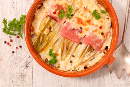 Цикорий в беконе