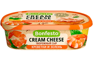 <span>Кремчиз</span><br> <span>«Со вкусом креветки и зеленью»</span>