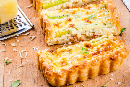 Тарт со спаржей