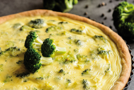 Киш с брокколи