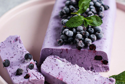 Семифредо с черникой