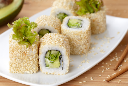 Ролл «Филадельфия кунжут»