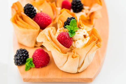 Корзинки с ягодами