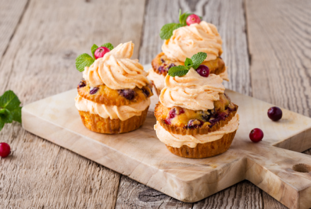 Капкейки с сырным кремом