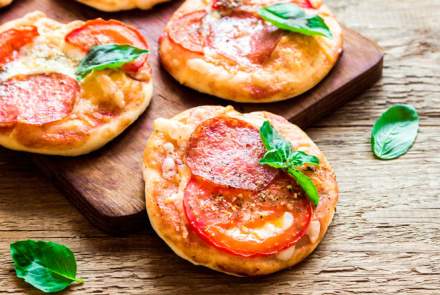 Мини-пицца с пепперони