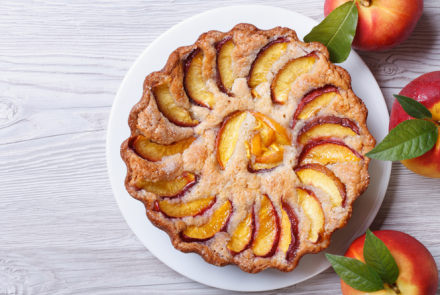 Пирог с нектаринами